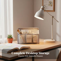 Multi-Compartment organizer Compartmentalized Design Divided Storage container for Bedroom