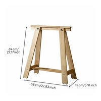 Solid Wood Trestle Leg Minimalist Design DIY Desk Leg Easy Assembly for Workshop