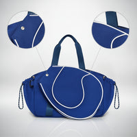 Tennis Racket Bag with Side Pockets Wear-Resistant Racket Bag Large Capacity for Tennis Athletes, Sports Practice