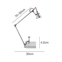 Bauhaus Design Clip Light Retro Design Adjustable Clamp-on Lamp Space Saving