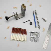 47 Pieces Angled Hole Drilling Jig Long-Lasting Aluminum Alloy 15 Degree Guide