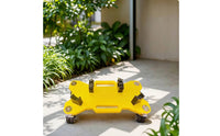 Kart Tow Frame Low-Profile Kart Trolley with Caster Wheels Heavy-Duty Rolling Stand for Garage Storage, Workshop