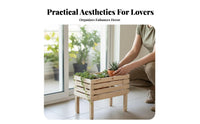 Multi-Level Plant Stand Easy Assembly Tiered Planter Stand Strong Support
