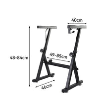 Z shape Frame Keyboard Stand Sturdy Z-Style Keyboard Holder Non-Slip Foam Musical Equipment for Rehearsal Room