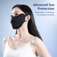 UV Protection Face Mask for Outdoor Activities, Breathable Nylon Cycling for Men Women, Unisex Work Facemask Sun