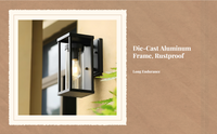 Waterproof LED wall sconce outdoor