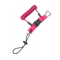 Quick Release Coil Lanyard Anti-Drop Scuba Diving Camera Lanyard Extends to 1.5m Coiled Spring Rope for Snorkeling