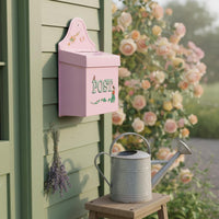 Wall Mount Mailbox Enchanting Design Vintage Wall Mount Mailbox Vintage Design Mail Container Decorative Rose Letterbox
