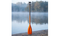 Carbon-Fiber Paddle with Fiberglass Blade Lightweight Adjustable Paddle Quick Lock Long-Lasting for Beginners, Travelers, SUP, Kayak