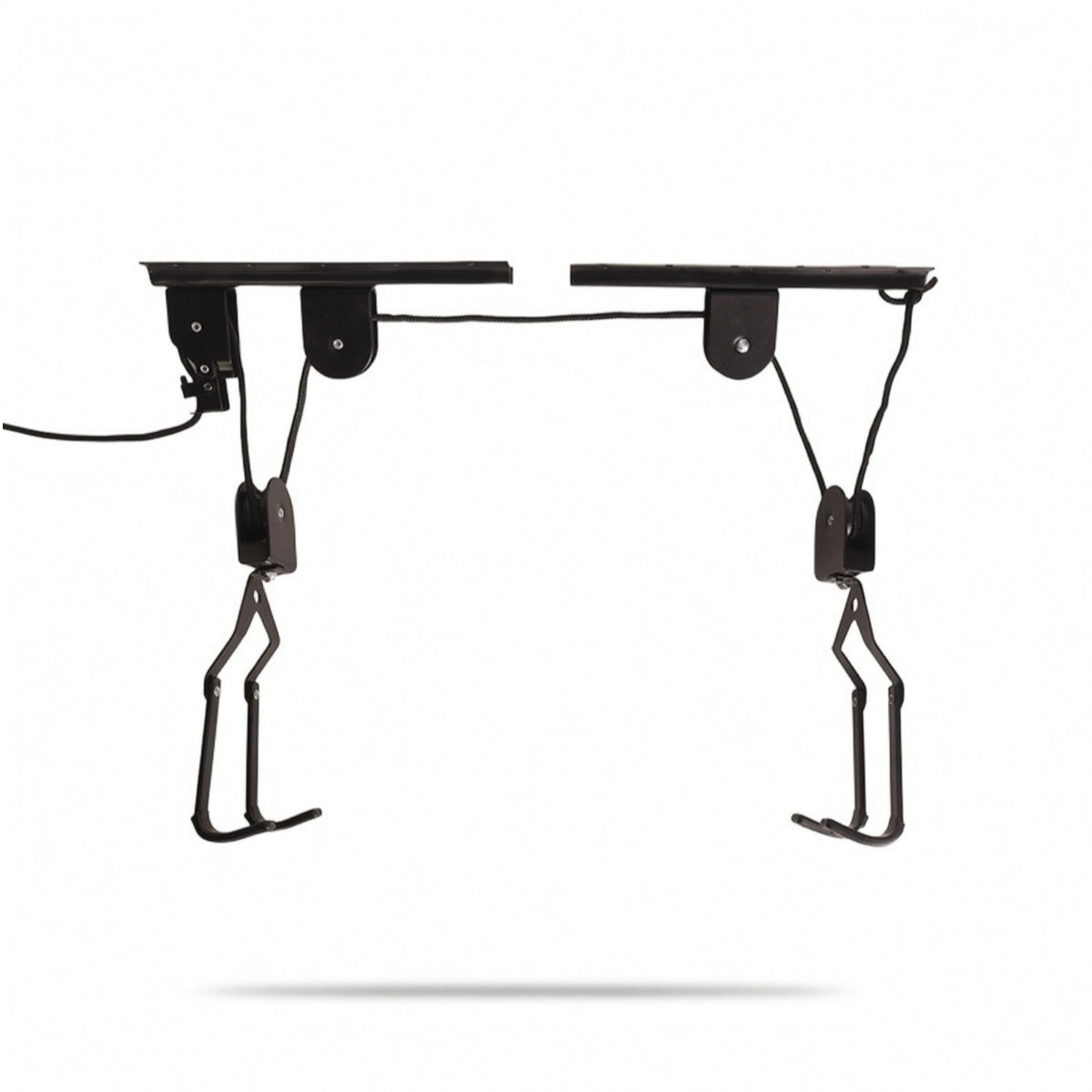 Cycle Hoist with Pulleys Easy Ceiling Bike Hoist Heavy-High-Strength Pulley System for Cyclists, Commuters