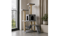 Multi-Level Feline Tree Hanging Feline Sling Pet Furniture Stable
