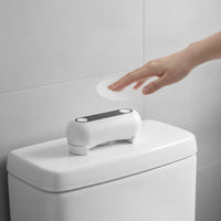 Handshands-off Automatic Toilet Flusher Compact Sensor Flush Device Hygienic Automatic Flush System Universal Compatibility for Toddlers, Guest Bathroom