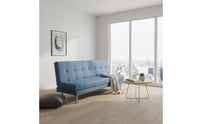 Multi-Purpose-Use Small Apartment Sofa Bed Space Saving Foldable Sofa Bed Easy Assembly Adjustable Folding Couch Sturdy Frame for Renters, Students, Guests