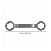 Variator Tool Ergonomic Handle Clutch Removal Tool Kit Heavy Duty Double-Ended Clutch Nut Wrench for DIY Mechanics, Workshop, Garage