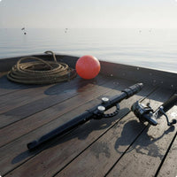 Fishing Rod Butt Handle Lightweight Aluminum Rod Butt Precision Screw for Anglers