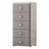 Slim Gap Storage Tower Space-Saving Drawer Unit Easy to Clean for Office Workers