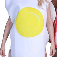 Halloween Couple Breakfast Food Costume Set for Adults, Egg Bacon Theme