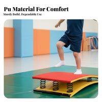 Easy to Disassemble Adjustable Pommel Horse Waterproof PU Cushion children's Jump Ing Buck Anti-Slip Feet Gymnastics Training Jump Reinforced Base for Preschoolers, Kindergarten, School, Home, Playground