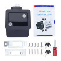 RV Entry Door Lock with Square Design