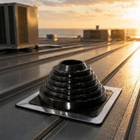 Roof tube Flashing Heat Resistant Silicone Roof Flashing Stepped Cone Square Base tube Boot