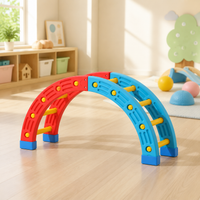 Large Kids Climber, Toddler Climber for 3-6 Years Old, Non-Slip Balance Toy, PP Plastic Climbing Set for 2 Users