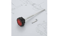 Stop Label Resistance Adjustment Rod Plastic Knob Bike Resistance Rod Metal Shaft
