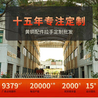 中式仿古黄铜横开挂锁老式锁头复古刻花全铜古代横插销锁木箱子锁