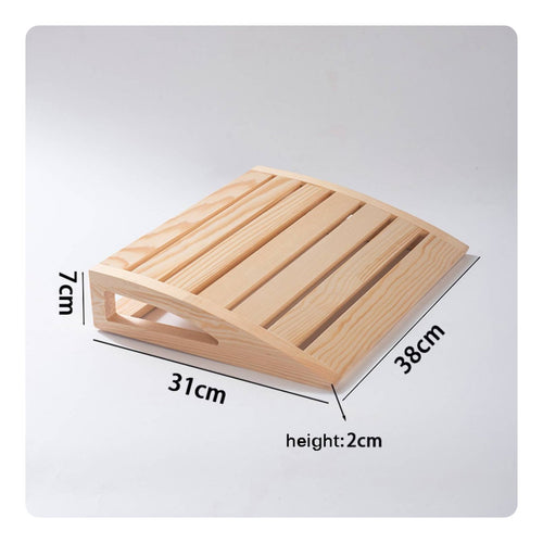 Wooden Sauna Backrest Ergonomic Sauna Chair Back Support Ready to Use