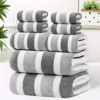 8 Pieces Washroom Towels High Absorbent Home Textiles for Couples