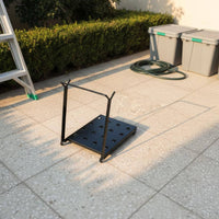 Iron Construction Folding Ladder Work Platform Easy to Install Ladder Work Platform Heavy-Duty Rust-Proof for Contractors, Painters, Workshop