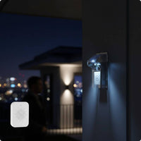 Solar Visual Entry Chime Rain Cover Smart Entry Chime Camera Two-Way Talk