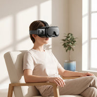 Phone VR Headset 3D VR Headset with Adjustable Lenses Simulated Reality Glasses Comfortable High-Definition for Gamers