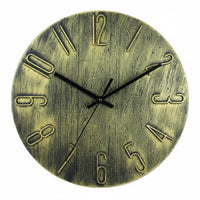 Large 3D Wall Clock Easy to Read Home Decor Non-Ticking for Bedroom, Living Room