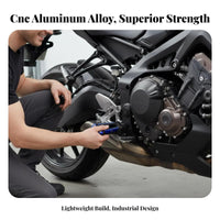 Rear Foot Pegs CNC Machined Motorcycle Footrests Aluminum Alloy Foot Pegs for Motorcyclists