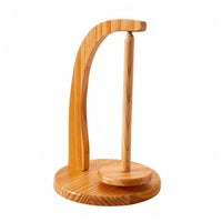 Wooden Yarn Spool Stand Long-Lasting Craft Supply Handmade