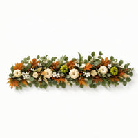 Fall Garland with Pumpkins Seasonal Artificial Maple Leaf Garland Realistic for Mantels