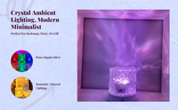 Water Ripple Rotating Night Light, Romantic Mood Lamp