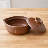 Traditional Clay Pot Casserole Dish for Stewing and Braising, High Temperature Resistant