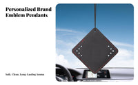 Easy to Hang Hanging Air Clean Ener Odor Eliminator Leather Air Clean Ener Hanging Ornament Plant-Based Extracts for Families, Vehicle