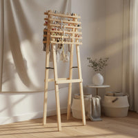 6 Spool Yarn Stand Multiuse Skein Holder Stand Space Saving for Salon, Crafters