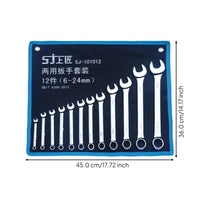 Vanadium steel metric wrenches