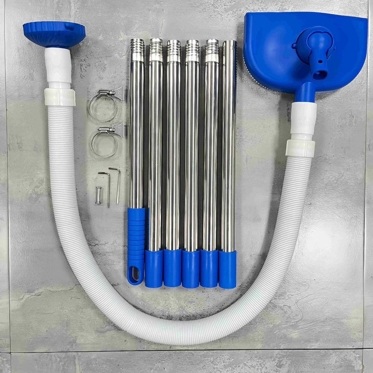Blue 6-section