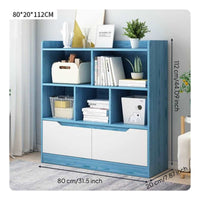Adjustable Width Bookcase Expandable Bookshelf Display Rack Tall Organizer Shelf with Multi-tier Storage Space-saving Wood Material Suitable for Living Room Bedroom Home Office Apartments Dorms