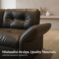 Cumulus Couch Italian aesthetic L-Shaped Couch with Ottoman Minimalist Aesthetic Sofa for Apartment Dwellers, Homeowners, Home, Lounge Area