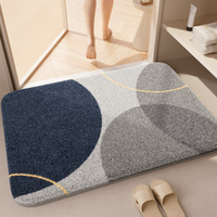 Absorbent Quick-Dry Bath Mat, Non-Slip Rug for Home