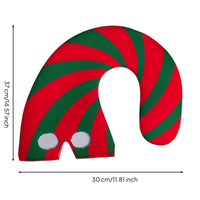 Striped Santa Hat Festive Design Universal Size Candy Cane Headpiece for Adults, Parties