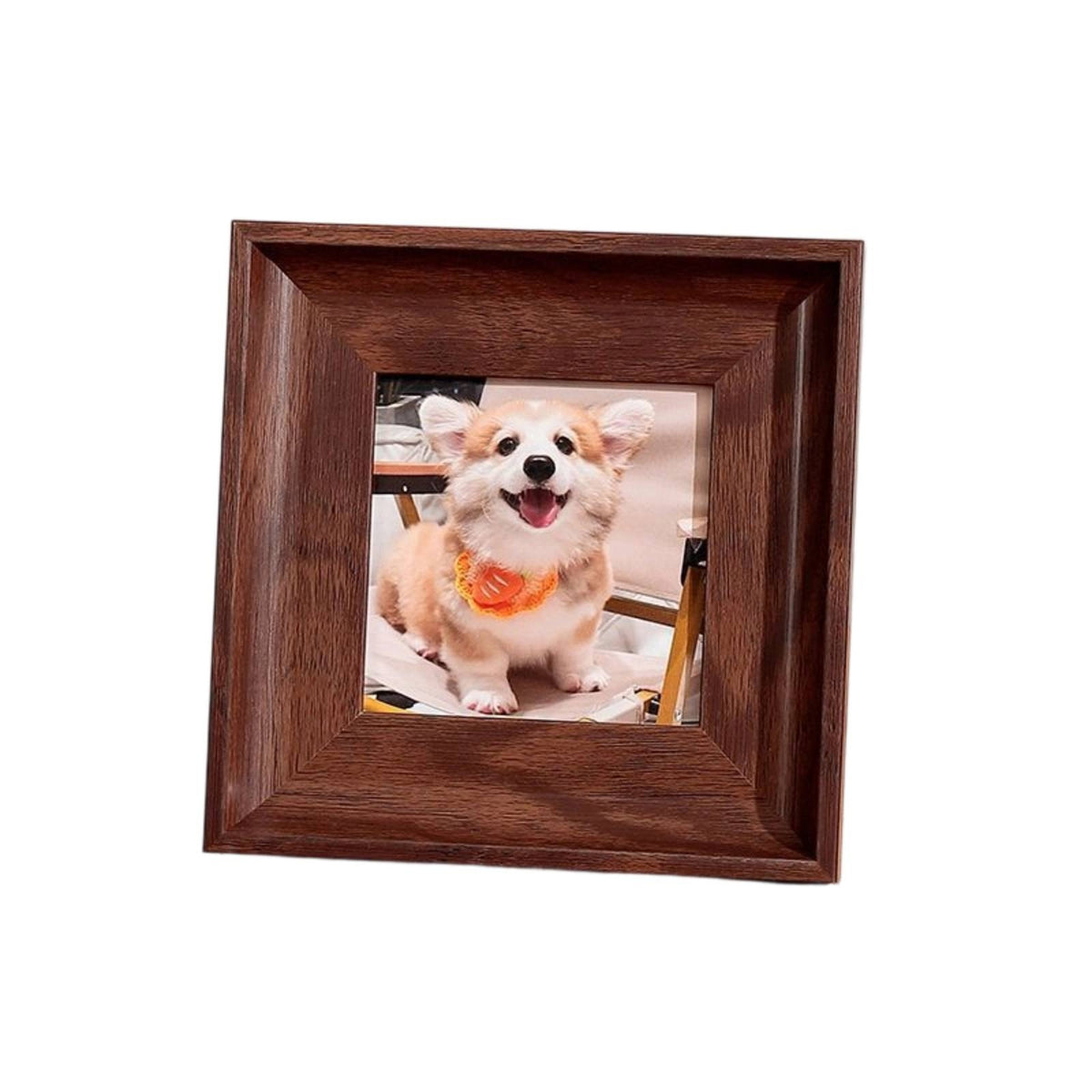 Square Photo Frame Vintage Tabletop Frame Compact for Shelf