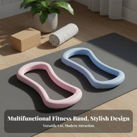 Multi-Functional Leg Clamp Fitness Hoop Improves Flexibility Back Expand Ing Stretch Hoop Portable for Pilates Enthusiasts, Women, Workout