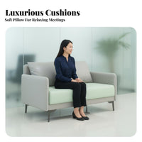 Modern Design Sofa and Coffee Table set Minimalist visual design Reception Seating robust Frame business Furniture firm density Foam padding for Business Owners, Office Managers, Interior Designers, Waiting Room