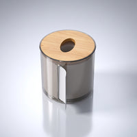 Tissue Paper and Wet Wipes Storage Box for Bedroom Decor, Round Modern Tissue Box with Circular Opening, Multi-purpose Home Office Containers
